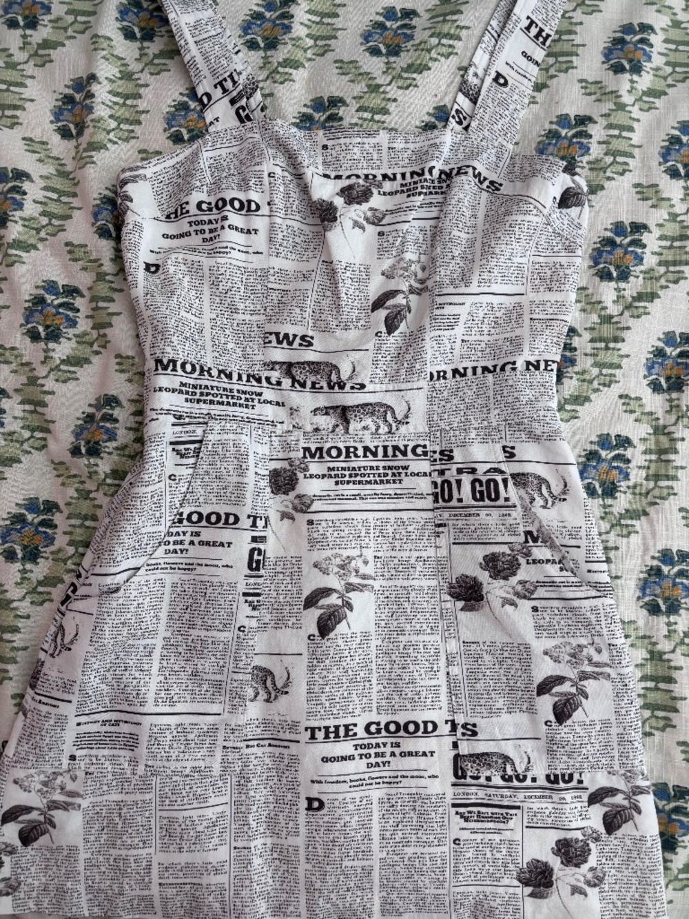Amanda Uprichard News Paper Dress